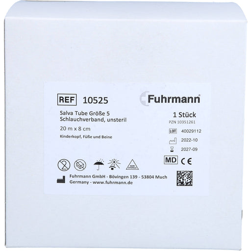 Fuhrmann Schlauchverband 20 m x 8 cm Größe 5 Salva Tube, 1 St. Binde