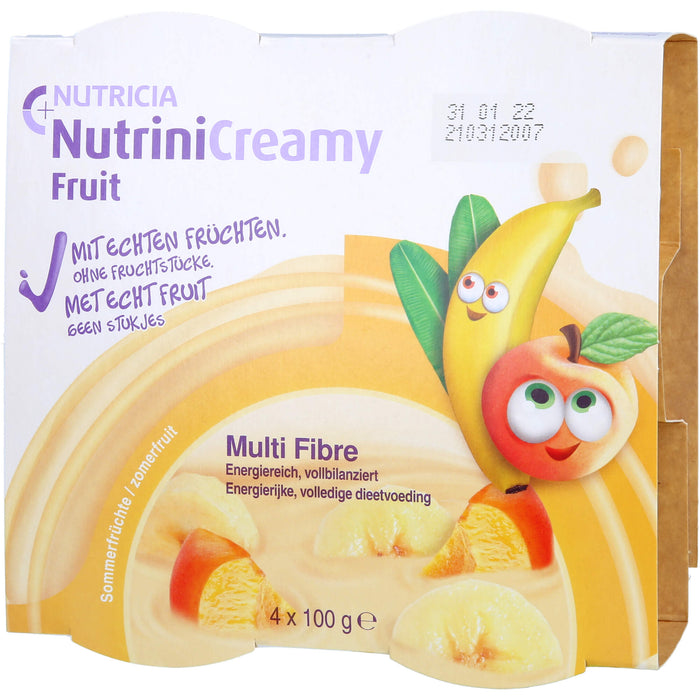 Nutrini Creamy Fruit Sommerfrüchte Trinknahrung für Kinder ab dem 1.Lebensjahr, 400 g Creme