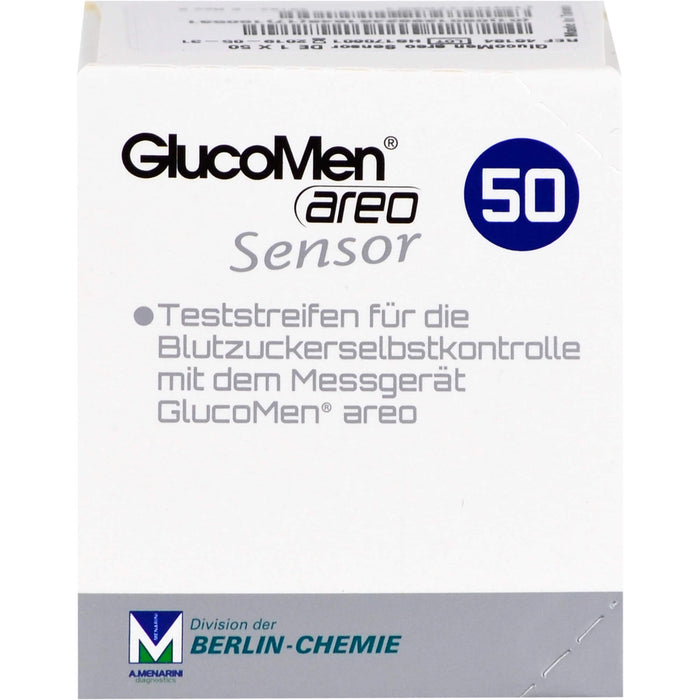 GlucoMen® areo Sensor Teststreifen, 50 St. Teststreifen