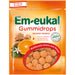Em-eukal Gummidrops Ingwer Orange mit Vitamin C, 90 g Bonbons