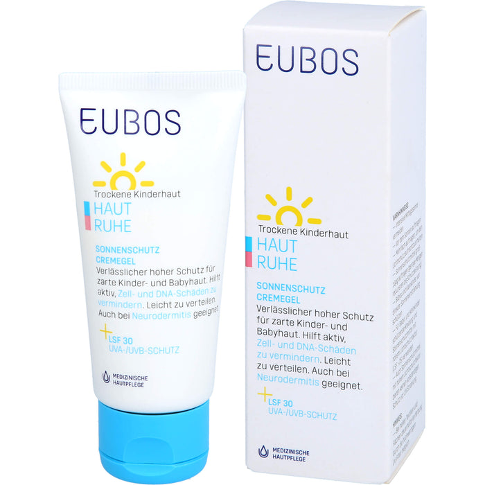 Eubos Haut Ruhe Sonnenschutz Creme Gel LSF30 + UVA, 50 ml Gel
