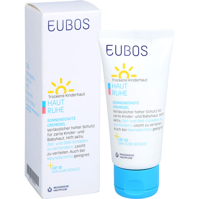 Eubos Haut Ruhe Sonnenschutz Creme Gel LSF30 + UVA, 50 ml Gel