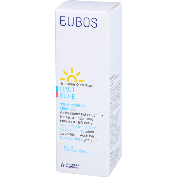 Eubos Haut Ruhe Sonnenschutz Creme Gel LSF30 + UVA, 50 ml Gel
