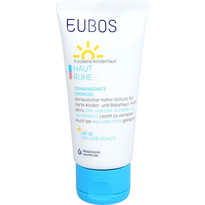 Eubos Haut Ruhe Sonnenschutz Creme Gel LSF30 + UVA, 50 ml Gel