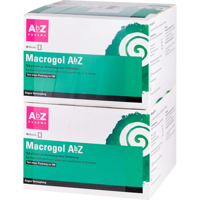 Macrogol AbZ Pulver zur Herstellung einer Lösung zum Einnehmen, 100 St PLE