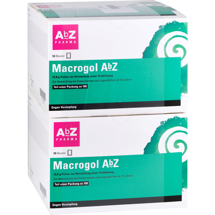 Macrogol AbZ Pulver zur Herstellung einer Lösung zum Einnehmen, 100 St PLE