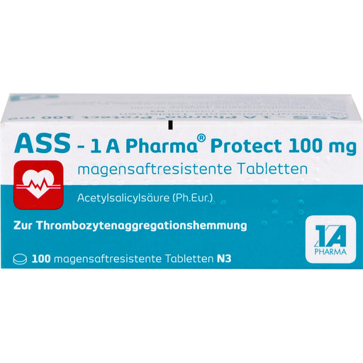 ASS-1A Pharma Protect 100 mg Tabletten, 100 St. Tabletten