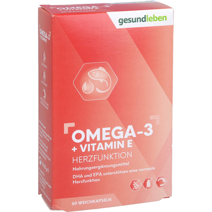 Gesund leben 1.000 mg Omega 3 Kapseln, 60 St. Kapseln