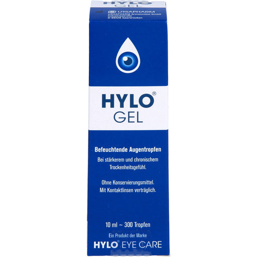 Hylo-Gel Bios Medical befeuchtende Augentropfen, 10 ml Lösung