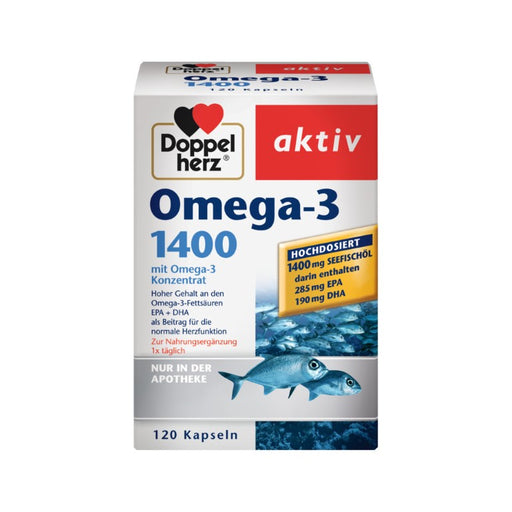 Doppelherz Omega-3 1400, 120 St. Kapseln