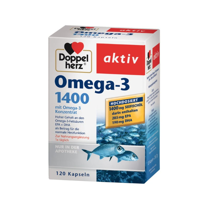 Doppelherz Omega-3 1400, 120 St. Kapseln