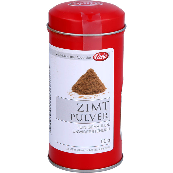 Caelo Zimtpulver HV-Packung Blechdose, 50 g Pulver