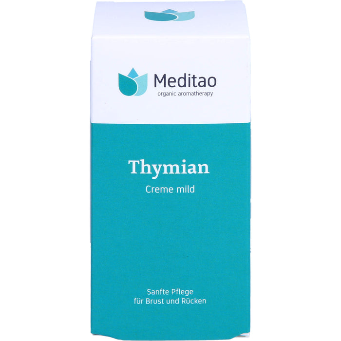 Meditao Thymiancreme mild sanfte Pflege für Brust und Rücken, 50 ml Creme