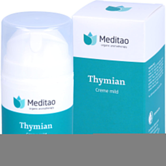 Meditao Thymiancreme mild sanfte Pflege für Brust und Rücken, 50 ml Creme