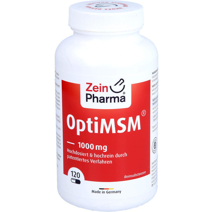 ZeinPharma OptiMSM 1000 mg Kapseln, 120 St. Kapseln