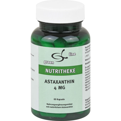 Green Line Nutritheke Astaxanthin 4 mg Kapseln, 60 St. Kapseln