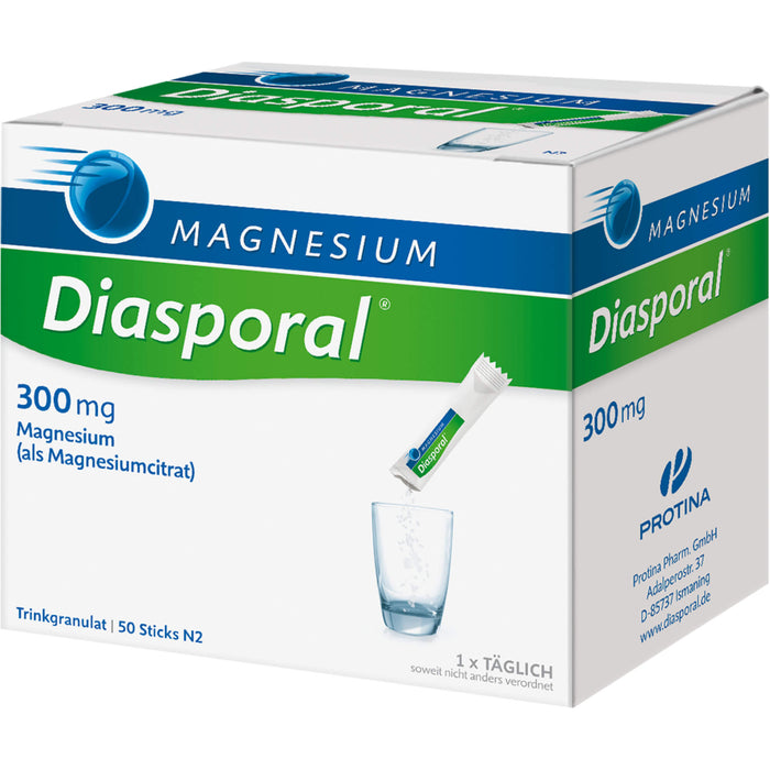 Magnesium Diasporal 300 mg Trinkgranulat, 50 St. Beutel