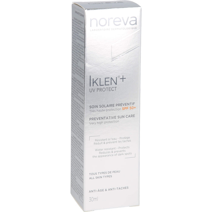 Noreva Iklen Sonnenschutz LSF 50+ zur Aufhellung von Pigmentflecken, 30 ml Creme