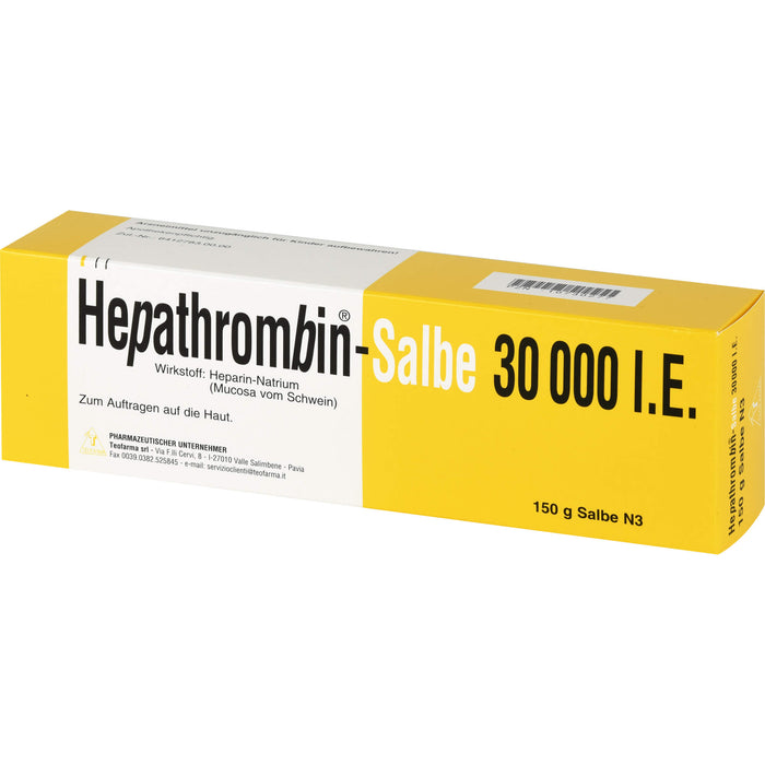 Hepathrombin -Salbe 30000 I.E., 150 g Salbe