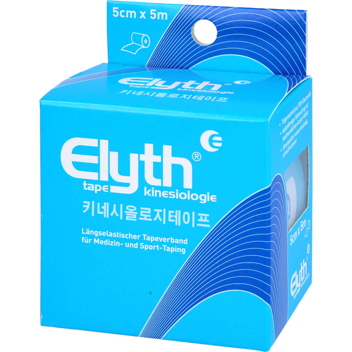 Elyth Tape Kinesiologie 5 cm x 5  m blau, 1 St. Bandage