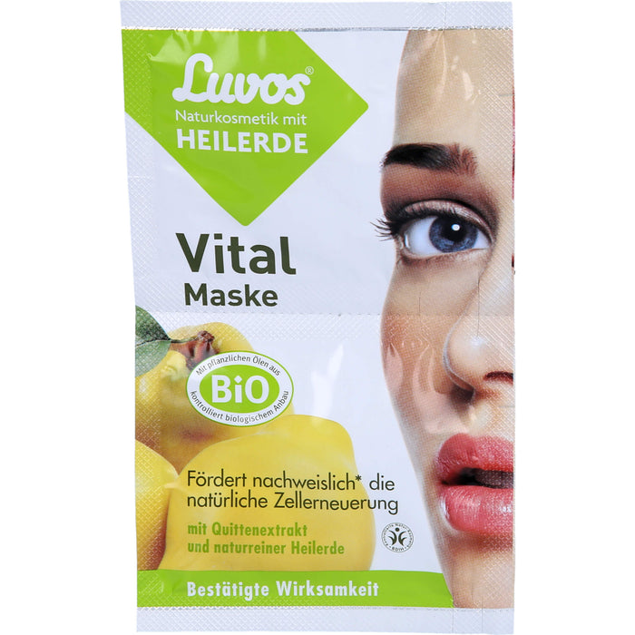 Luvos Naturkosmetik Heilerde Vital Maske, 15 ml Gesichtsmaske