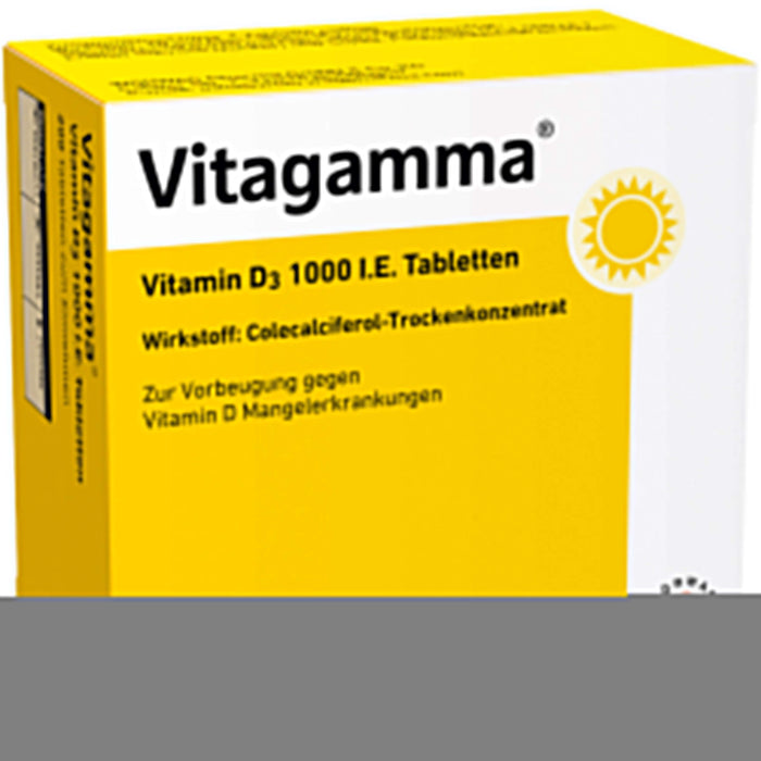 Vitagamma  Vitamin D3 1000 I.E. Tabletten, 200 St. Tabletten