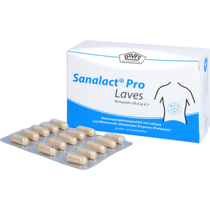 Sanalact Pro Laves Kapseln, 60 St. Kapseln