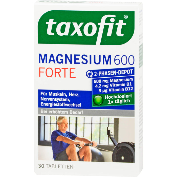 Taxofit Magnesium 600 Forte Depot Tabletten, 30 St. Tabletten