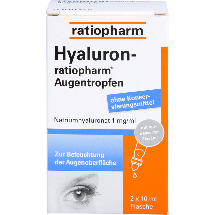 Hyaluron-ratiopharm® Augentropfen, 20 ml Lösung