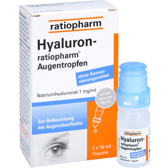 Hyaluron-ratiopharm  Augentropfen, 20 ml Lösung