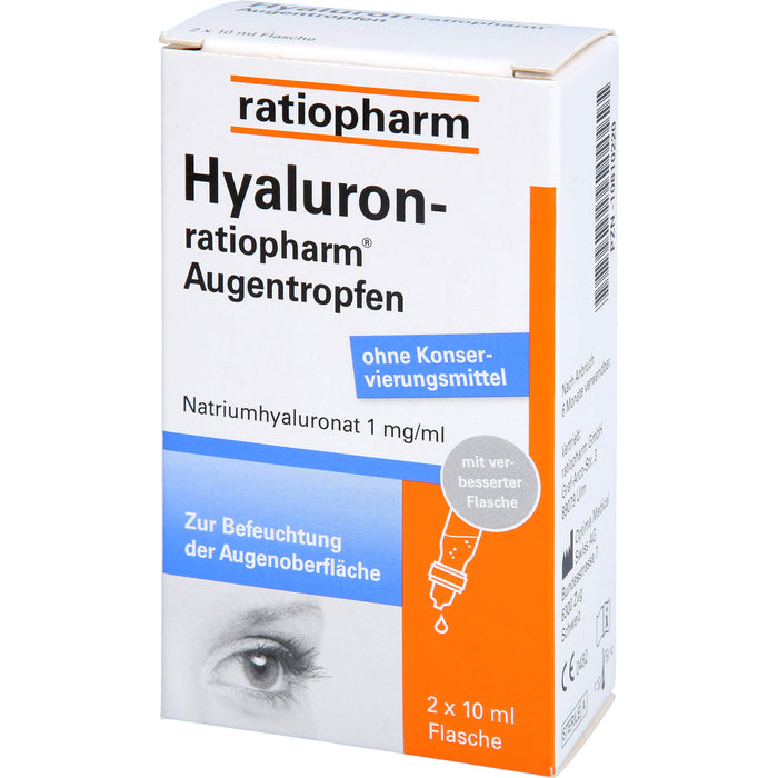 Hyaluron-ratiopharm  Augentropfen, 20 ml Lösung