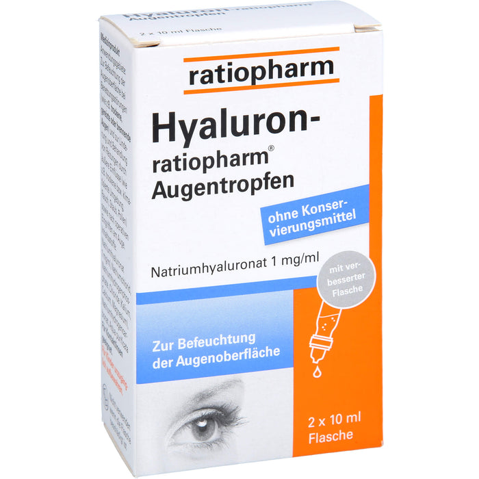 Hyaluron-ratiopharm  Augentropfen, 20 ml Lösung