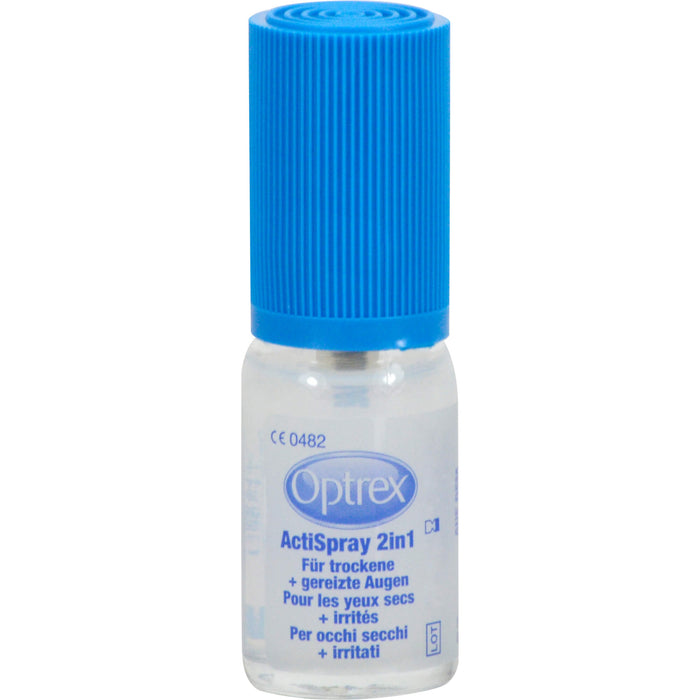 Optrex ActiSpray 2in1 für trockene + gereizte Augen, 10 ml Lösung