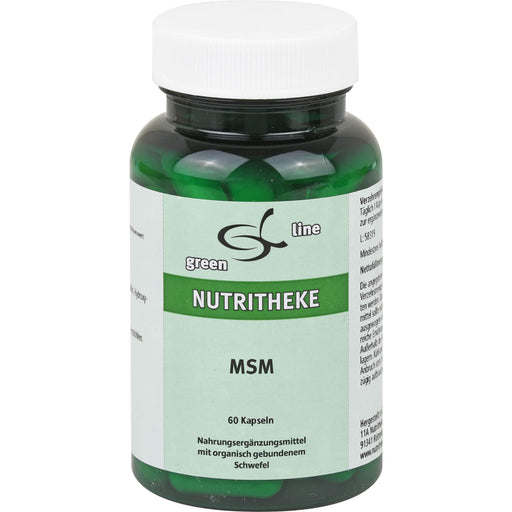 Green Line Nutritheke MSM Kapseln, 60 St. Kapseln