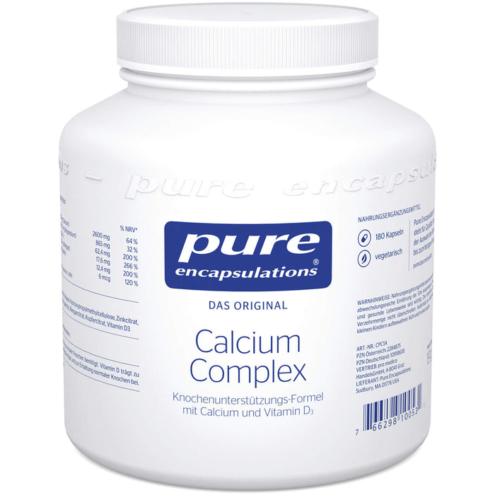 Pure Encapsulations Calcium Complex Kapseln, 180 St. Kapseln