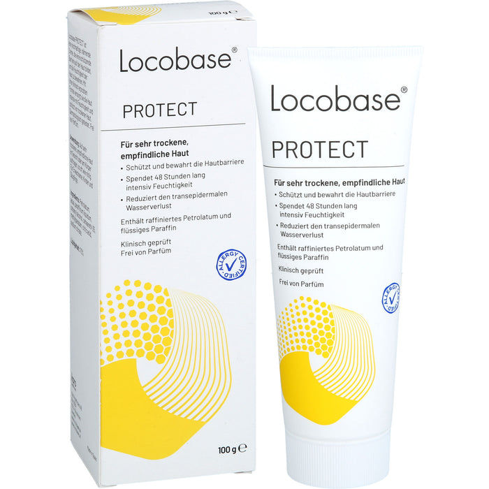 Locobase Protect lipidreiche Intensiv-Pflegecreme für sehr trockene, empfindliche Haut, 100 g Creme
