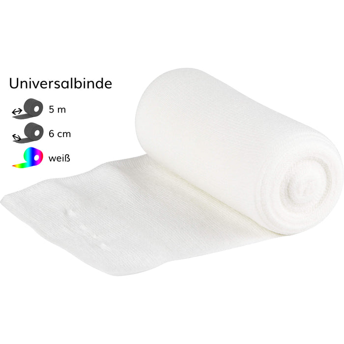 Lenkelast Universalbinde 6 cm x 5 m einzeln verpackt, 10 St. Binde