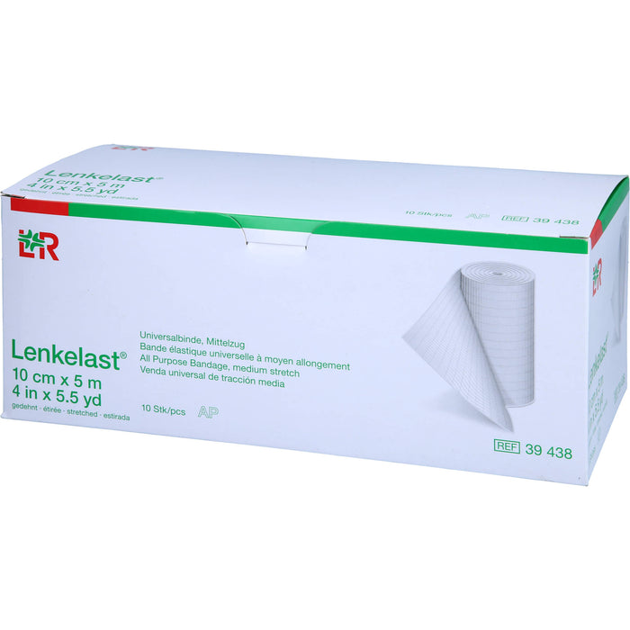 Lenkelast Universalbinde 10cmx5m ohne Zellglas, 10 St BIN