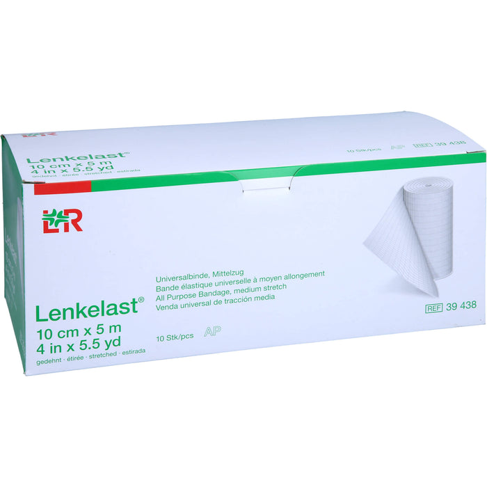 Lenkelast Universalbinde 10cmx5m ohne Zellglas, 10 St BIN