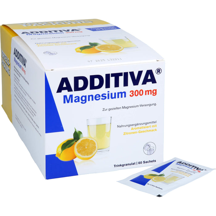 ADDITIVA Magnesium 300 mg Sachets, 60 St. Beutel
