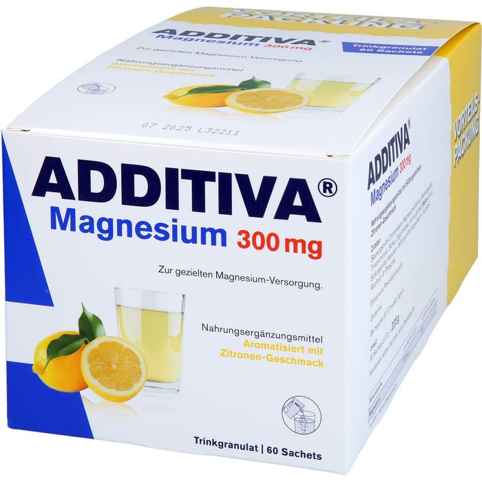 ADDITIVA Magnesium 300 mg Sachets, 60 St. Beutel