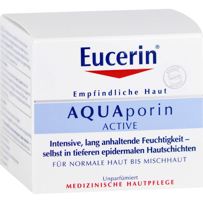 Eucerin AQUAporin ACTIVE normale Haut bis Mischhaut Creme, 50 ml Creme