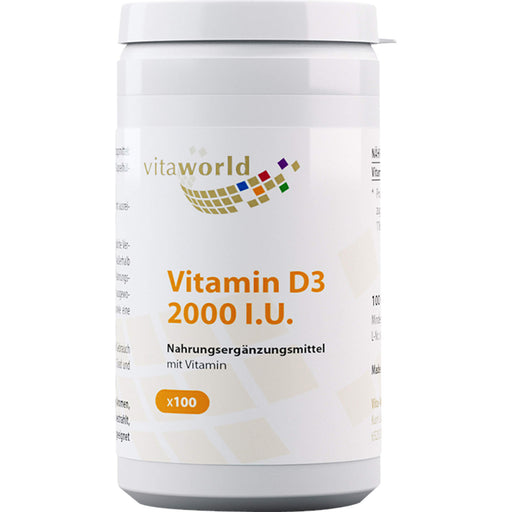 Vitamin D3 2000 IU, 100 St KAP