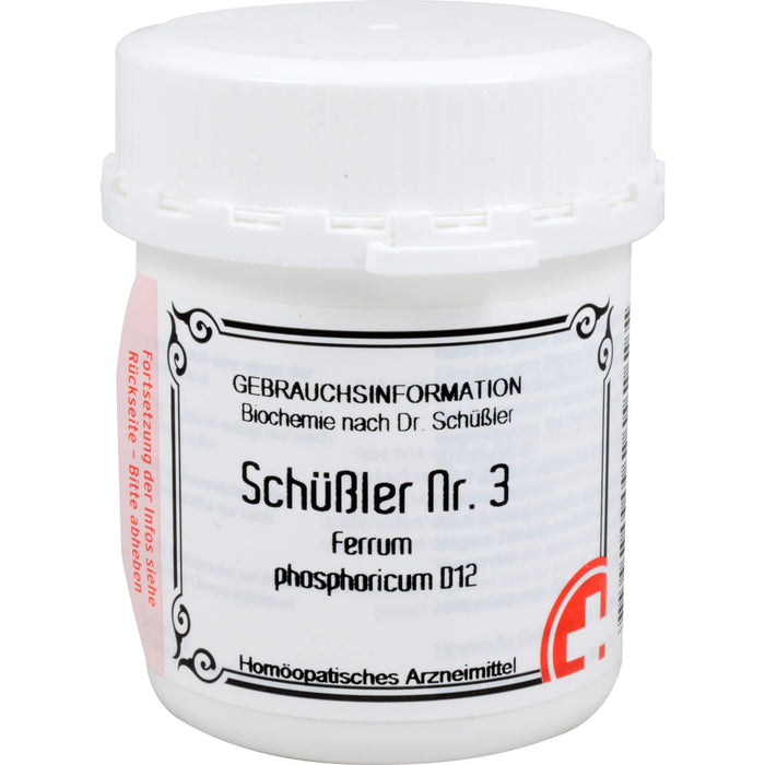 Apofaktur Schüssler Nr.3 Ferrum phosphoricum D12 Tabletten, 400 St. Tabletten