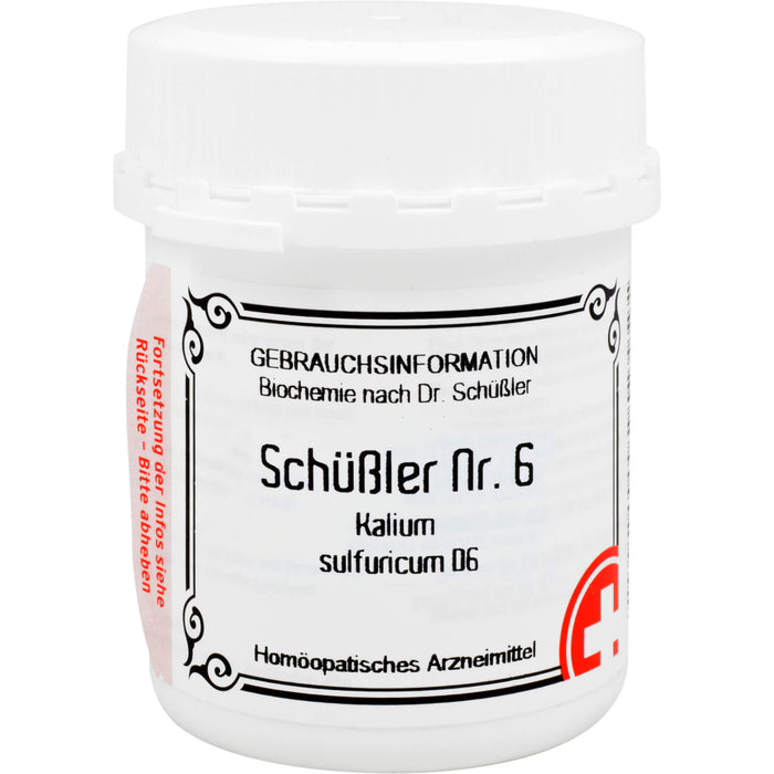 Schüssler Nr.6 Kalium sulfuricum D6 Apofaktur Tbl., 400 St TAB