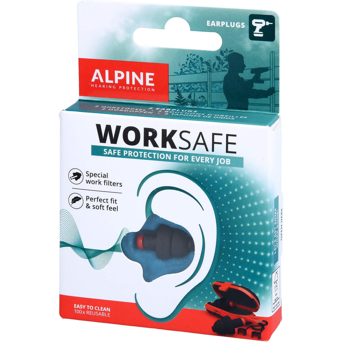 Alpine WorkSafe Ohrstöpsel, 2 St