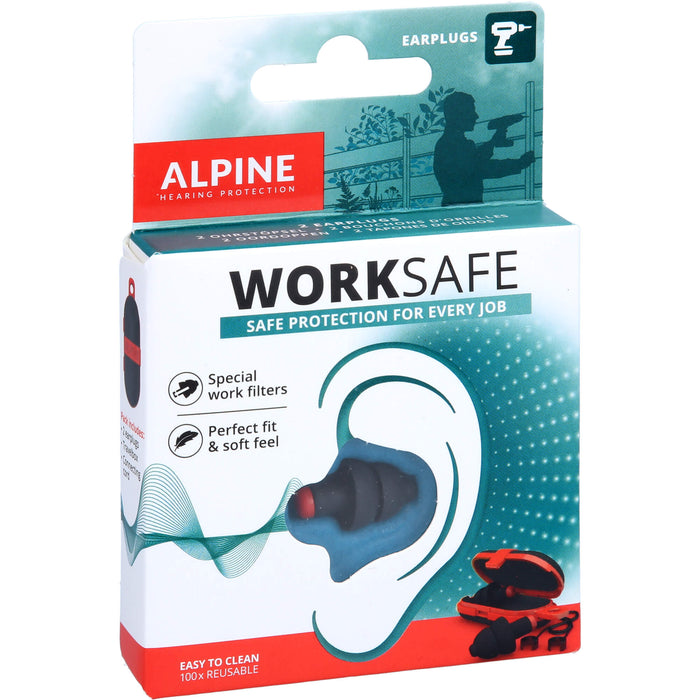 Alpine WorkSafe Ohrstöpsel, 2 St