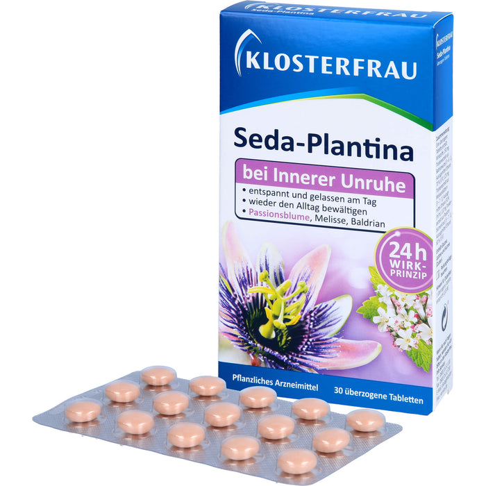 KLOSTERFRAU Seda-Plantina bei innerer Unruhe, 30 St. Tabletten