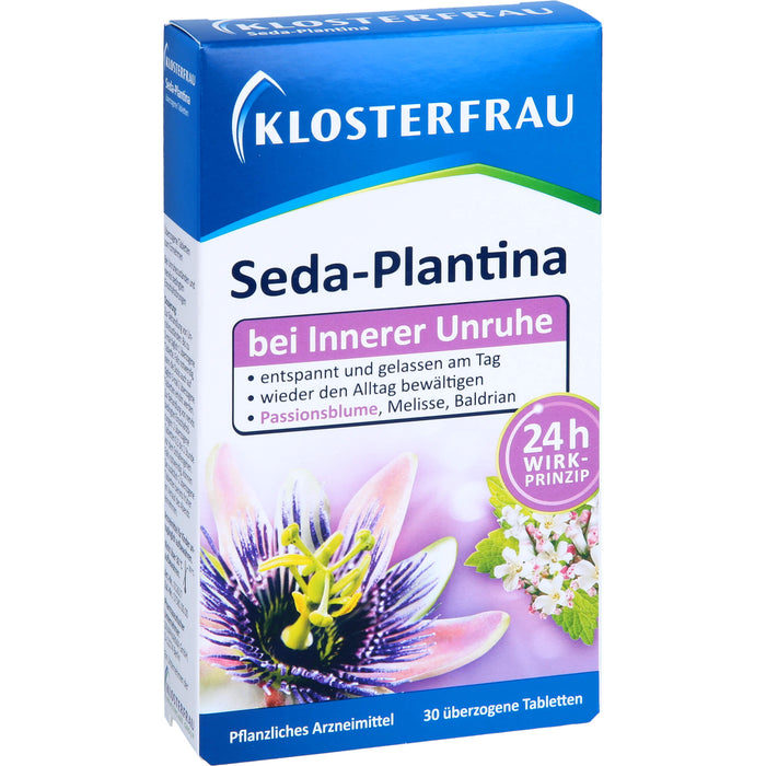 KLOSTERFRAU Seda-Plantina bei innerer Unruhe, 30 St. Tabletten