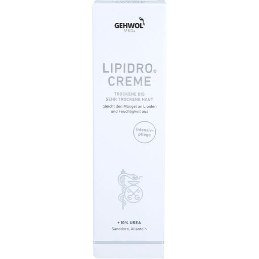 GEHWOL med Lipidro Creme für trockene bis sehr trockene Haut, 125 ml Creme